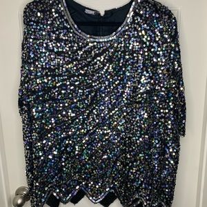 Gunit Sequined Vintage Top